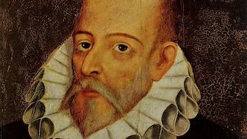 Miguel de Cervantes left the