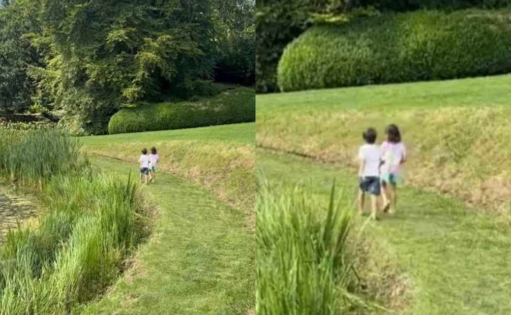 Ludwika Paleta spent her days in London with her twin children / Photo: Instagram