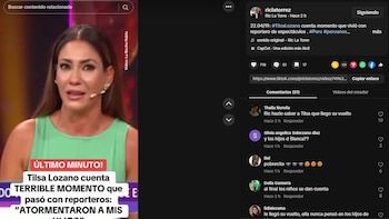 Tilsa Lozano in tears accuses