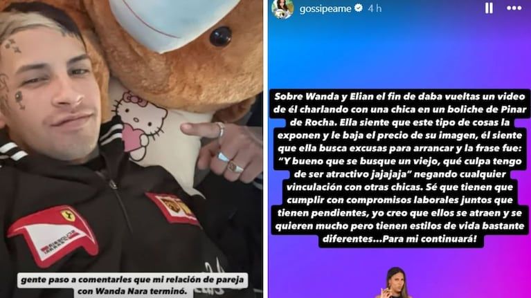 L-gante separado de wanda nara / instagram lgante_keloke gossipeame