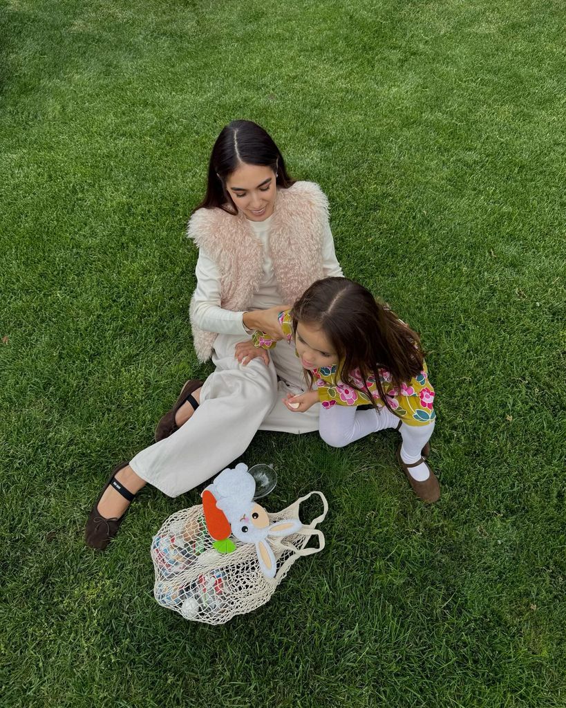 Sharon Fonseca shared a look at her Easter celebration with her daughter Blu Jerusalema.
