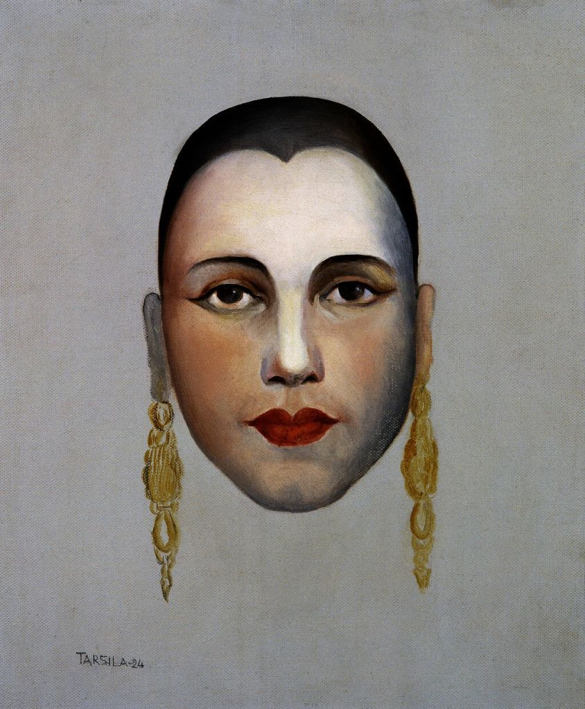 Tarsila do Amaral, Self-portrait I, 1924. Artistic-cultural collection of the palaces of the State of São Paulo