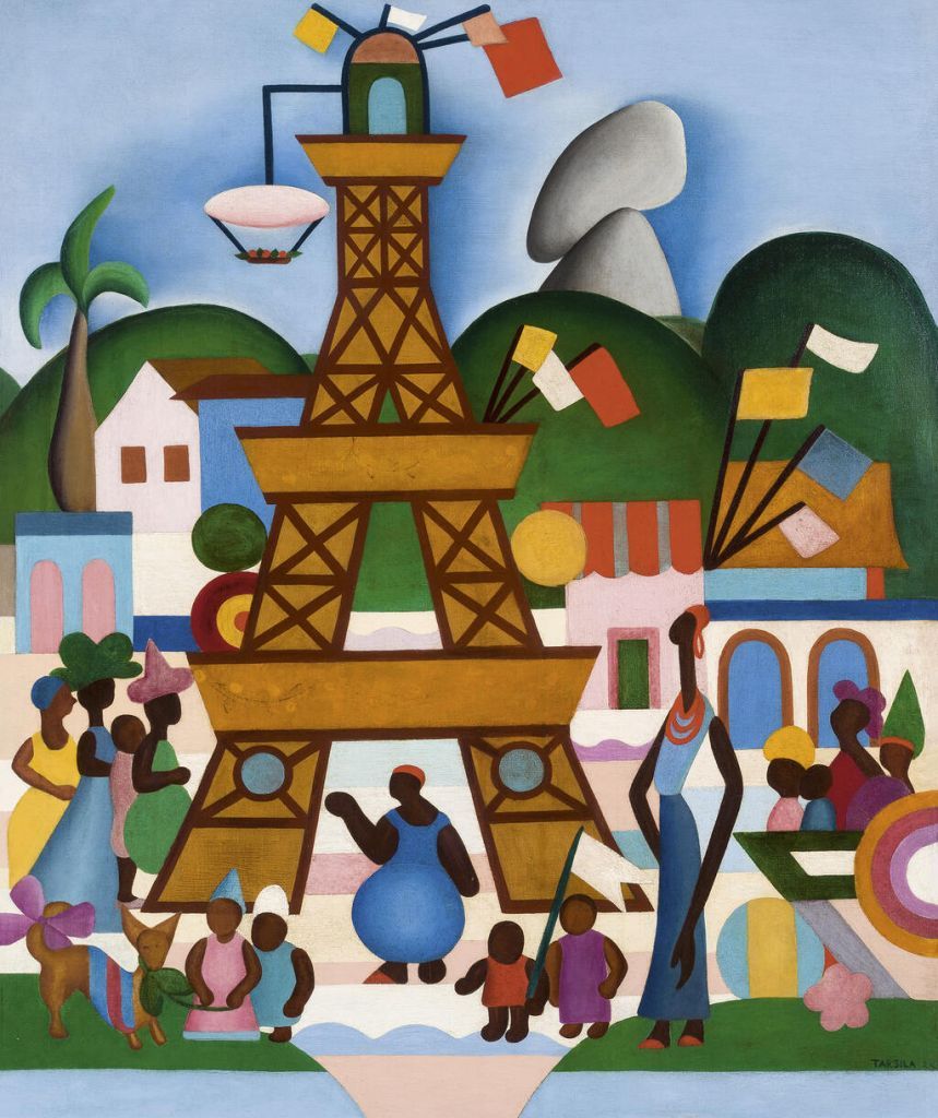 Tarsila do Amaral, Carnival in Madureira, 1924. José and Paulina Nemirovsky/Pinacoteca of the State of São Paulo