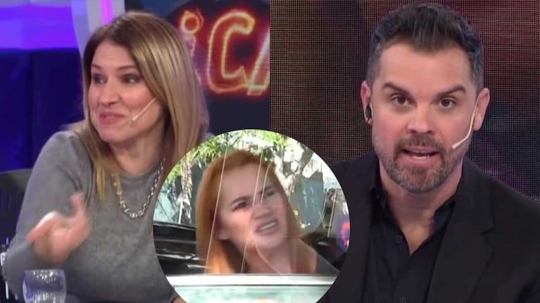 Fernanda Iglesias, Nancy Pazos and Matias Vázquez (captures: Eltrece)