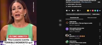 Tilsa Lozano in tears accuses