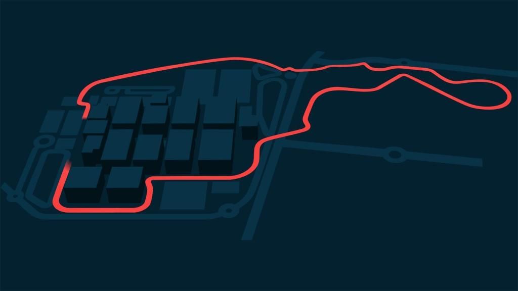 Map plane of the new F1 circuit in Madrid