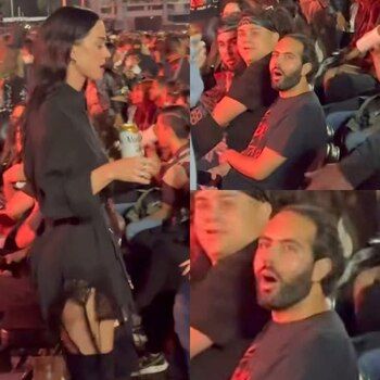 Katy Perry attends the concert
