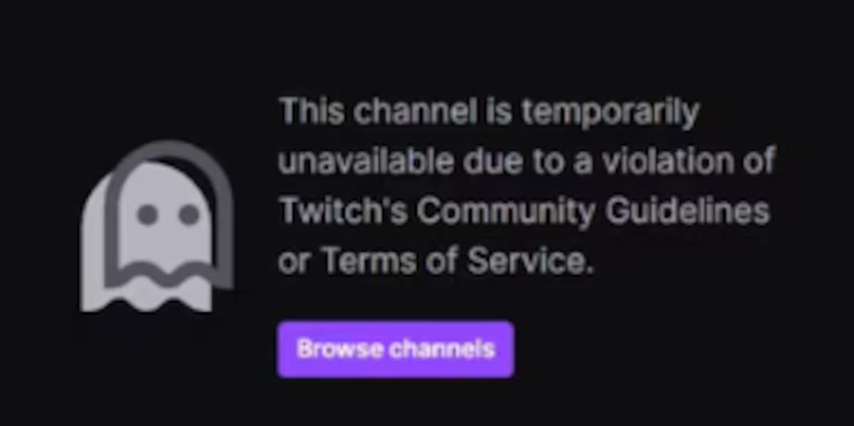 Ye was banned from Twitch.