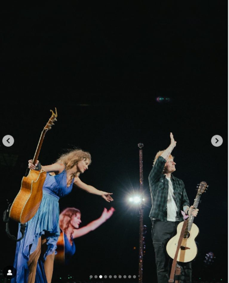 The singers shared the stage in Wembley. (Source: Instagram/Teddysphotos)