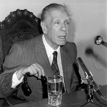 Argentine writer Jorge Luis