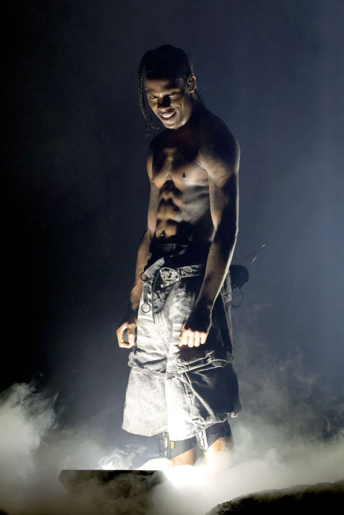 Travis Scott at a concert in New York
