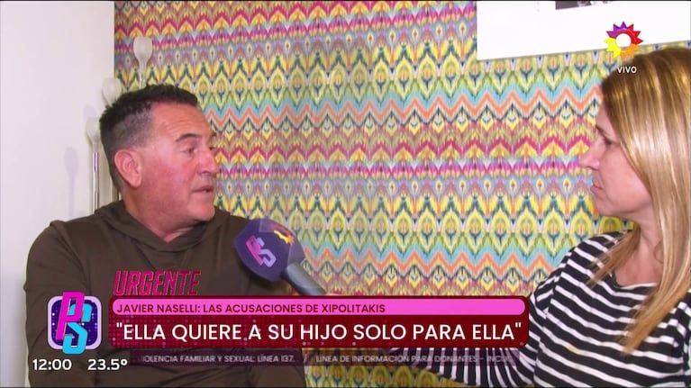 Javier Naselli spoke in pure show (photo: capture of Eltrece).