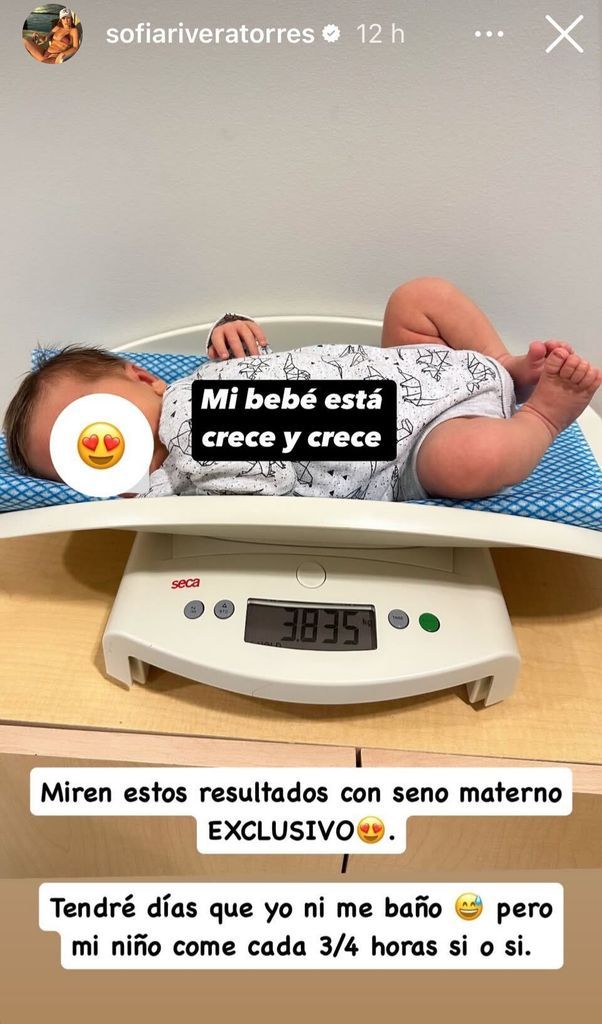 Ferrán, baby from Sofía Rivera Torres and Eduardo Videgaray