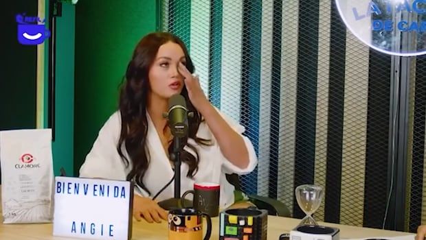 Angie Arizaga breaks by revealing that her parents separated.