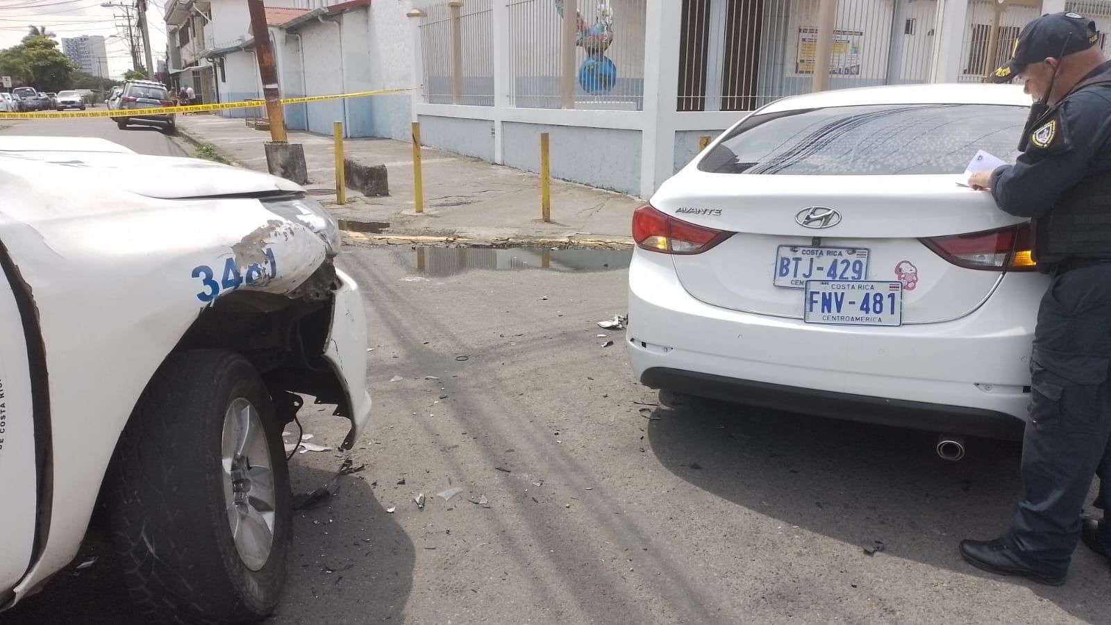 Two subjects of surnames Jiménez and Miranda, both with a police file, are suspected of committing a robbery and in their escape two patrols of the public force. Photo: MSP