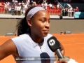 Coco Gauff during Brugon in Spain