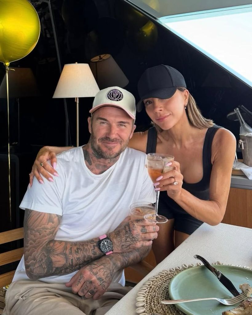 Victoria y David Beckham