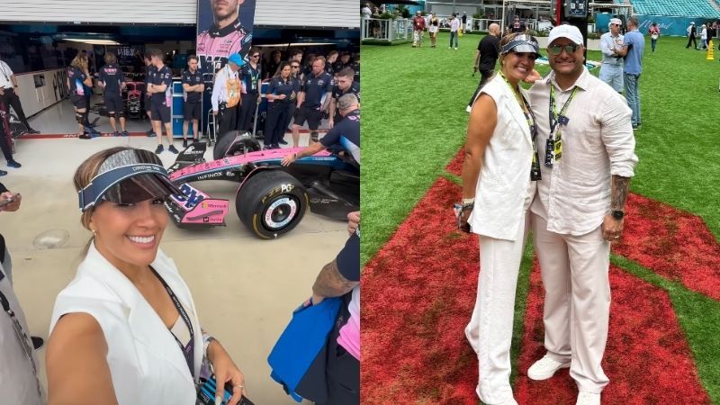 Elena Villatoro and Jose Ortiz in Formula 1
