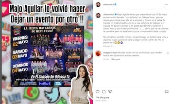 Majo Aguilar is accused of