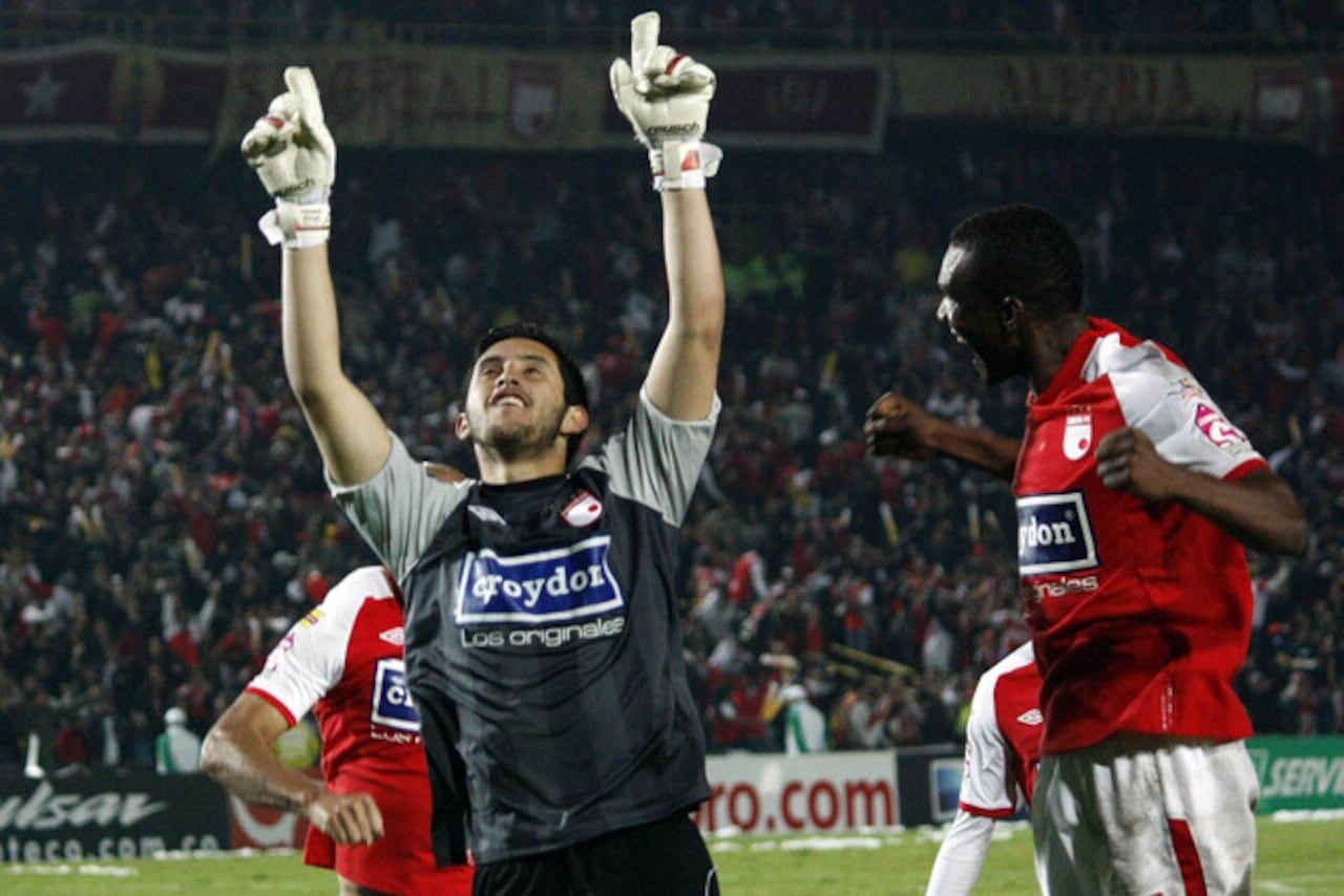 Camilo Vargas in its beginnings as head of Santa Fe (2011).