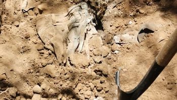 The clandestine graves were located