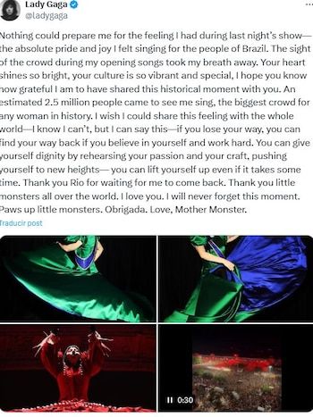 The artist shared an emotional