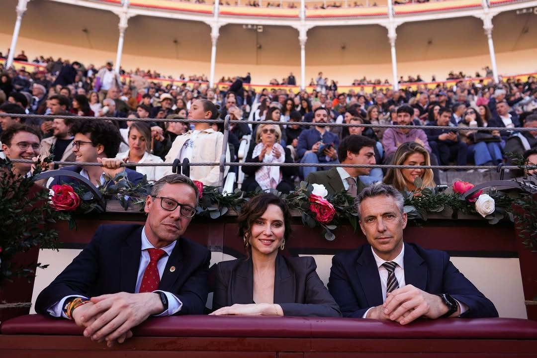 Isabel Díaz Ayuso in the Las Ventas Plaza