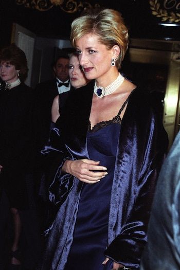 The navy blue dress, inspired