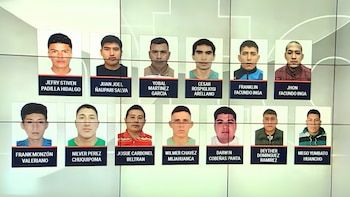 Photos of the victims of the