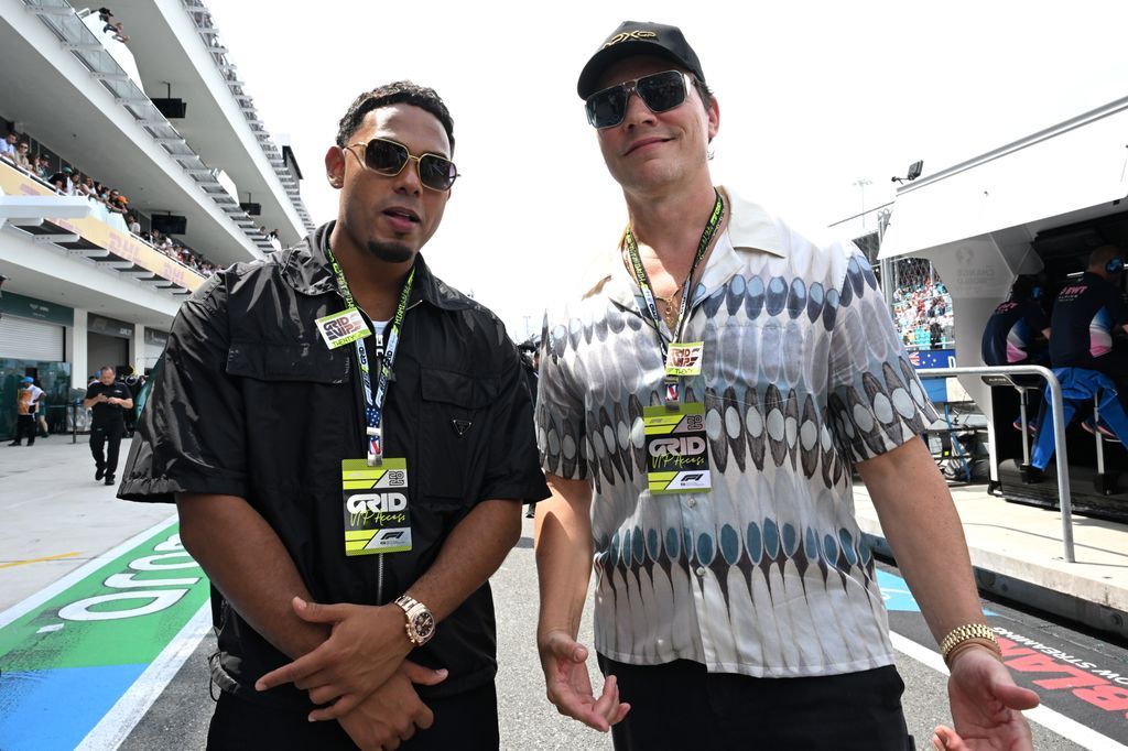 Puerto Rican rapper Myke Towers and the Dutch DJ Tiësto