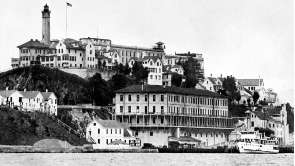 The mythical prison of Alcatraz.