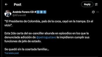 Andrés Forero also talked about