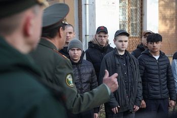 Russian recruits called rows