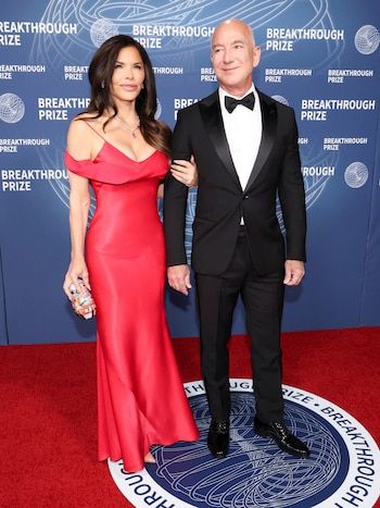 Lauren Sanchez and Jeff Bezos