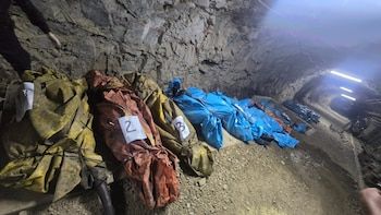 The bodies were found naked,