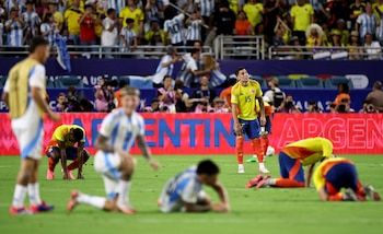 Colombia and Argentina played for