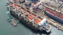 Muerta Vaca Gas Image: How are the imposing ships that will go to Río Negro and for which there will be no LNG plant