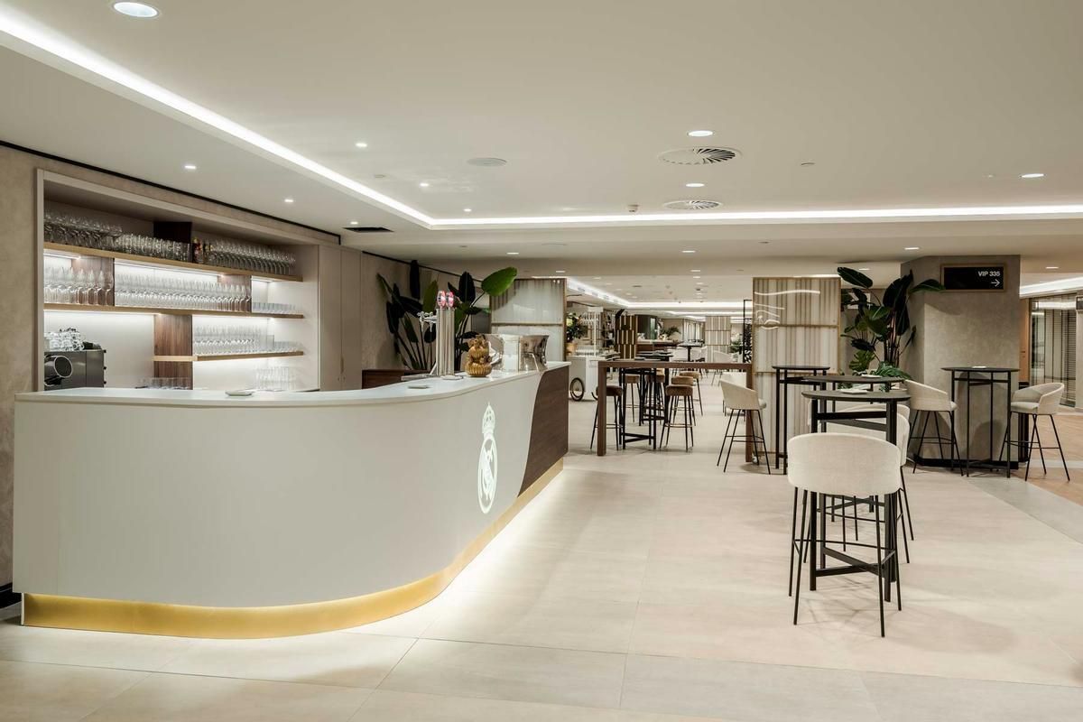 Una de las zonas del estadio que cuenta con productos de Porcelanosa.