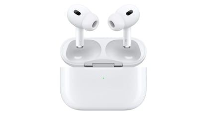 Anniversary PCComponents: Wireless headphones of the Apple brand.