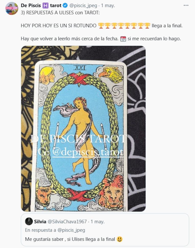 The Tarot said what will happen to Ulises from Big Brother 2025. (Photo: X/Pisces_jpeg)