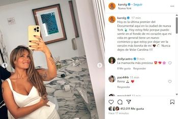 Karol G presented the outfit