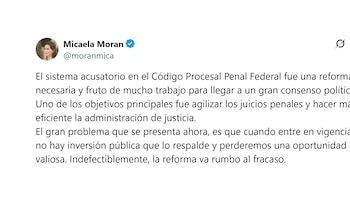 Micaela Moran's message