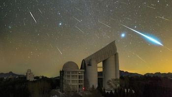 The rain of stars of