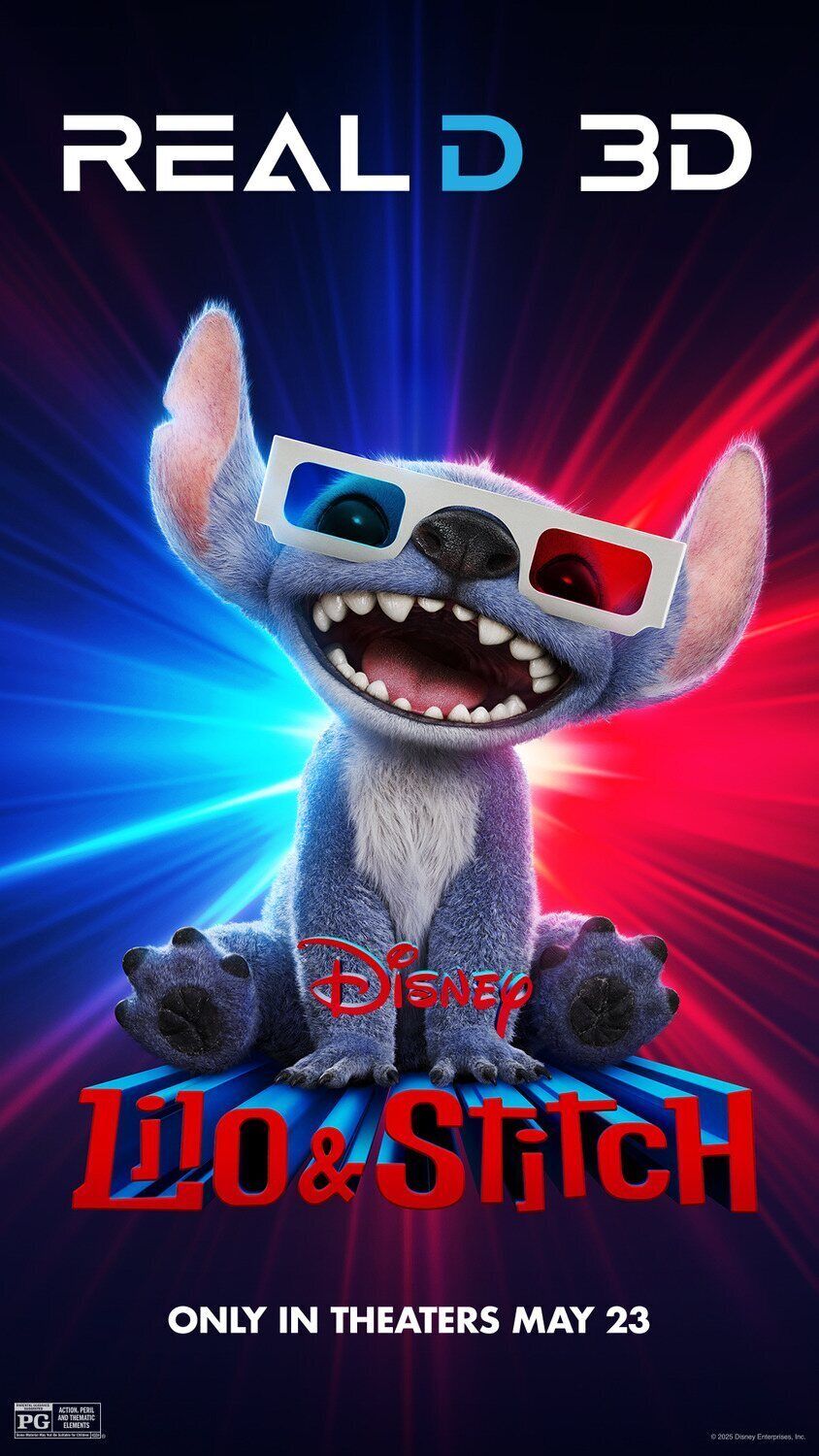 Real 3D poster of 'Lilo and Stitch'