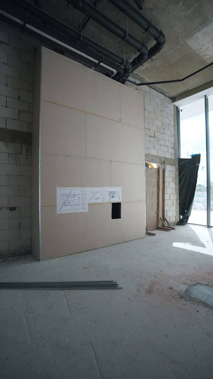 Before and after the Living experience coworking space