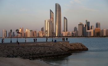 Panoramic view of Abu Dabi