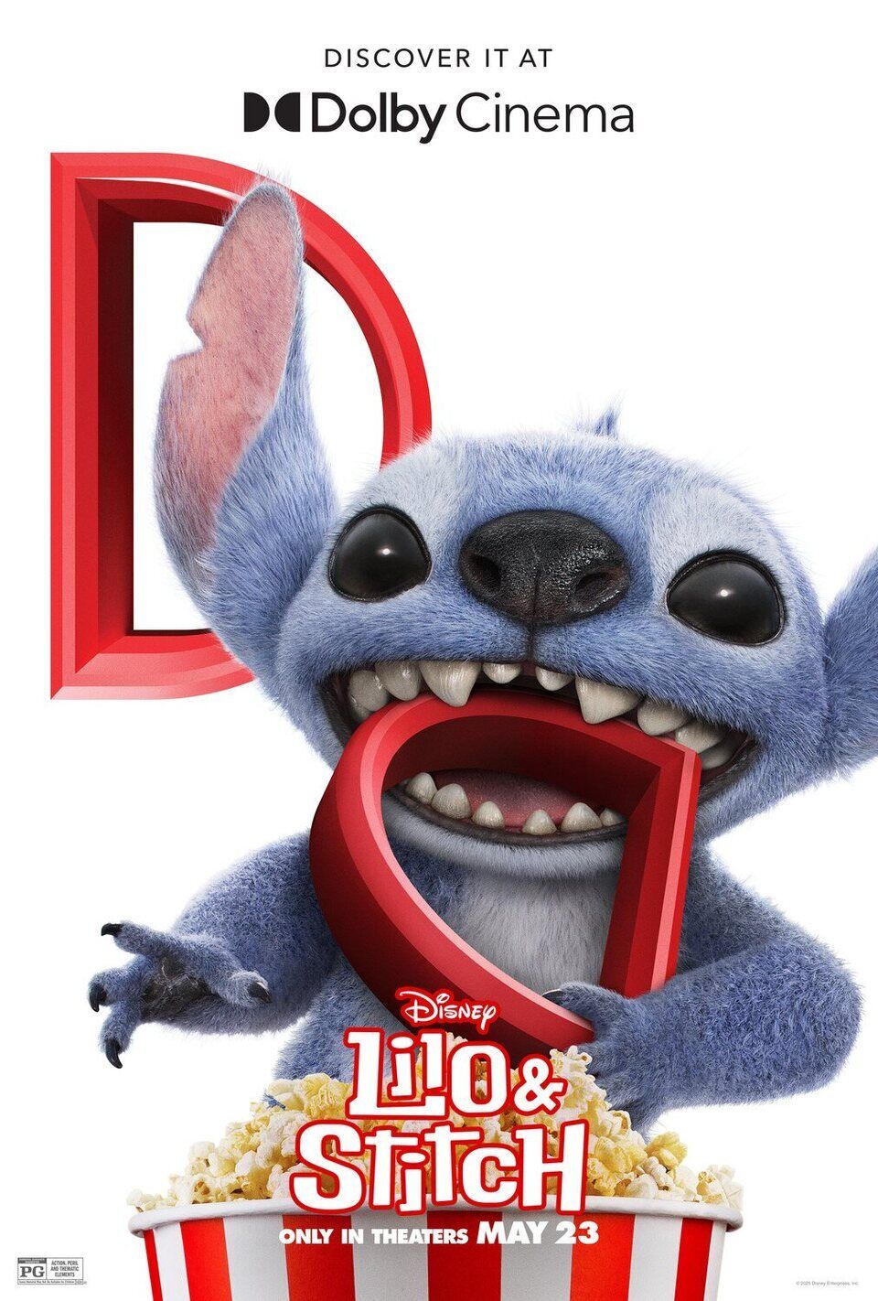 Dolby Cinema poster of 'Lilo and Stitch'