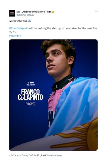 Alpine's post for