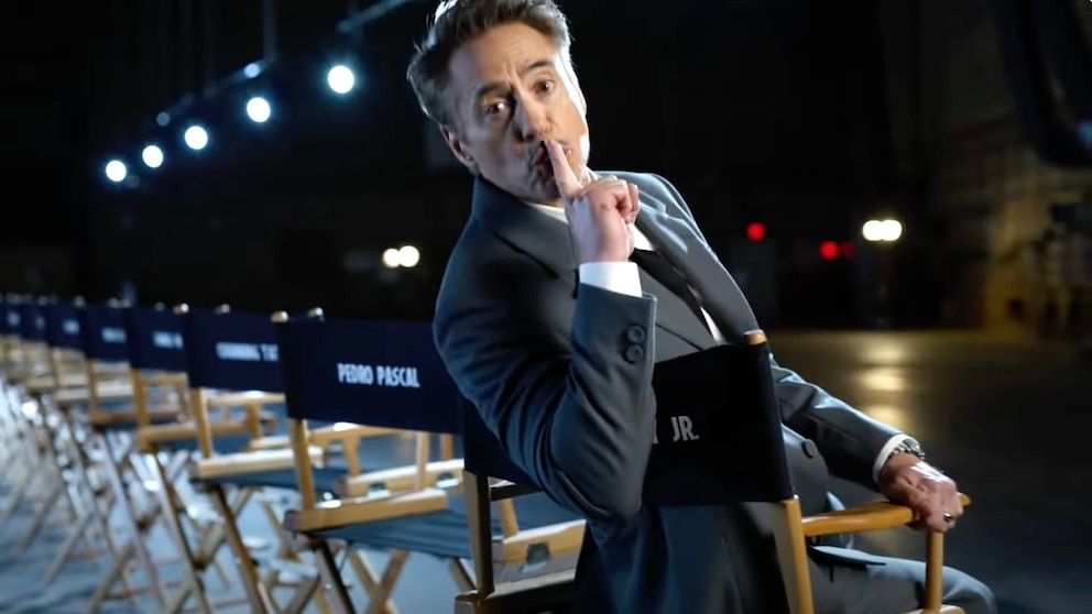 Robert Downey Jr. in the announcement of the distribution of 'Avengers: Doomsday'