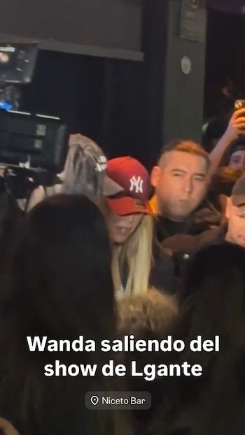 The presence of Wanda Nara